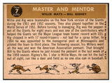 1960 Topps Baseball #007 Willie Mays Bill Rigney EX+/EX-MT 464229