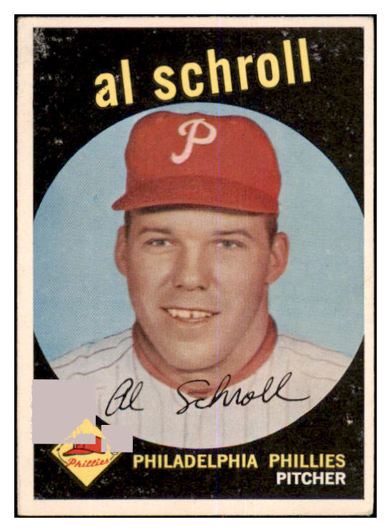 1959 Topps Baseball #546 Al Schroll Phillies GD-VG 464231