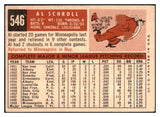 1959 Topps Baseball #546 Al Schroll Phillies GD-VG 464231