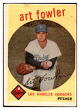 1959 Topps Baseball #508 Art Fowler Dodgers VG 464241