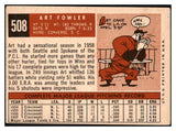 1959 Topps Baseball #508 Art Fowler Dodgers VG 464241