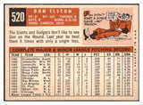 1959 Topps Baseball #520 Don Elston Cubs VG-EX 464250