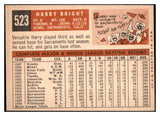 1959 Topps Baseball #523 Harry Bright Pirates VG-EX 464251