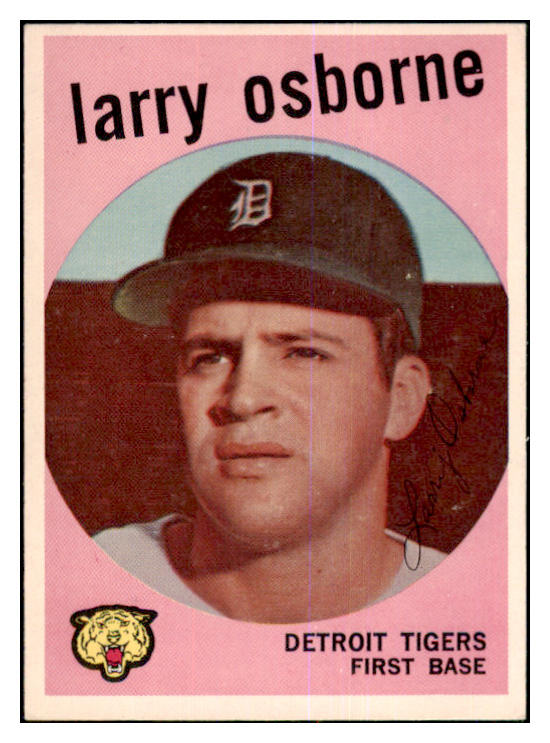 1959 Topps Baseball #524 Larry Osborne Tigers VG-EX 464258