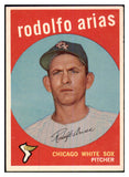 1959 Topps Baseball #537 Rodolfo Arias White Sox VG-EX 464263