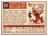 1959 Topps Baseball #512 George Altman Cubs EX 464267