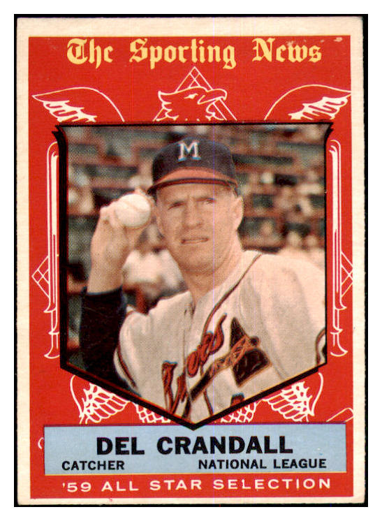 1959 Topps Baseball #567 Del Crandall A.S. Braves EX 464269
