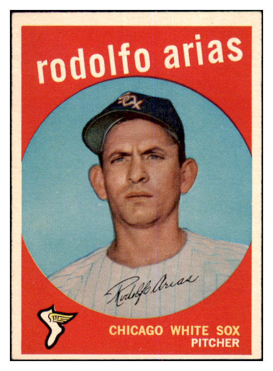 1959 Topps Baseball #537 Rodolfo Arias White Sox EX 464279