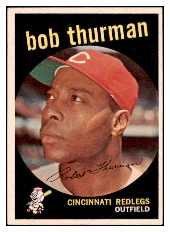 1959 Topps Baseball #541 Bob Thurman Reds EX 464281