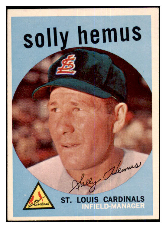 1959 Topps Baseball #527 Solly Hemus Cardinals NR-MT 464289