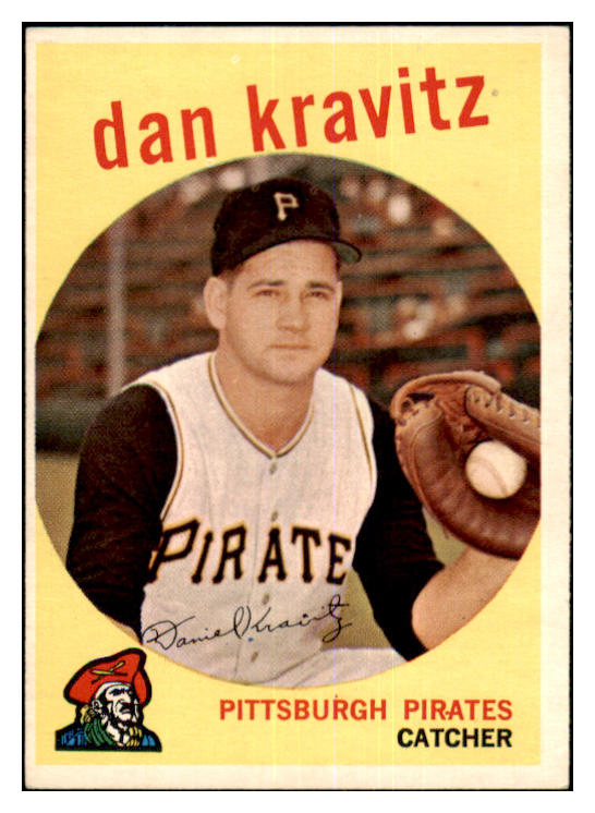 1959 Topps Baseball #536 Danny Kravitz Pirates NR-MT 464290