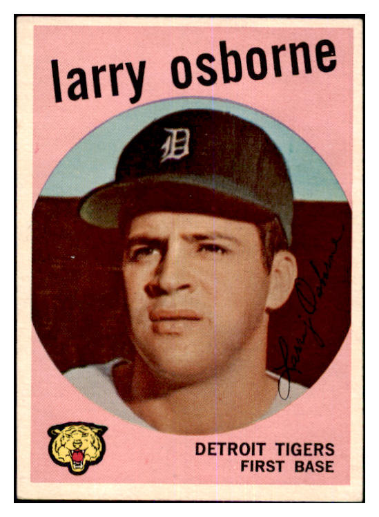 1959 Topps Baseball #524 Larry Osborne Tigers NR-MT 464291