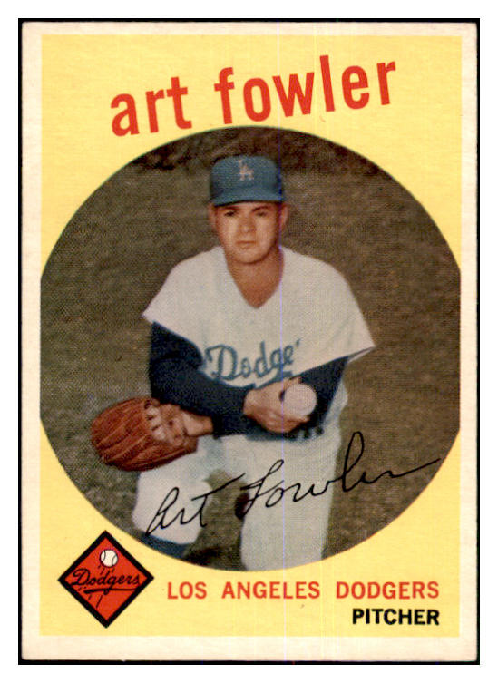 1959 Topps Baseball #508 Art Fowler Dodgers NR-MT 464293