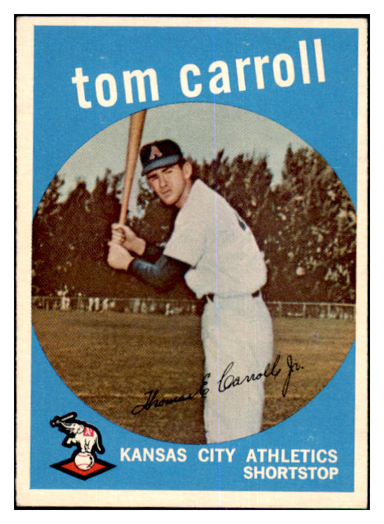 1959 Topps Baseball #513 Tommy Carroll A's NR-MT 464294