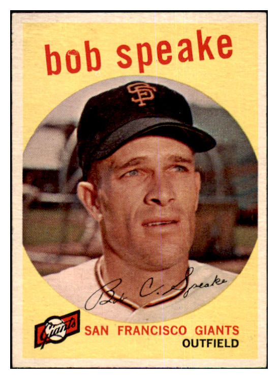 1959 Topps Baseball #526 Bob Speake Giants NR-MT 464296