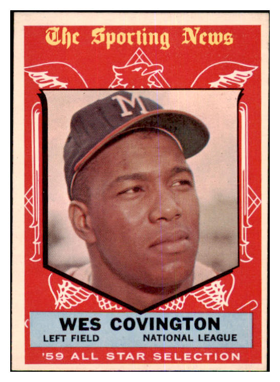1959 Topps Baseball #565 Wes Covington A.S. Braves NR-MT 464299