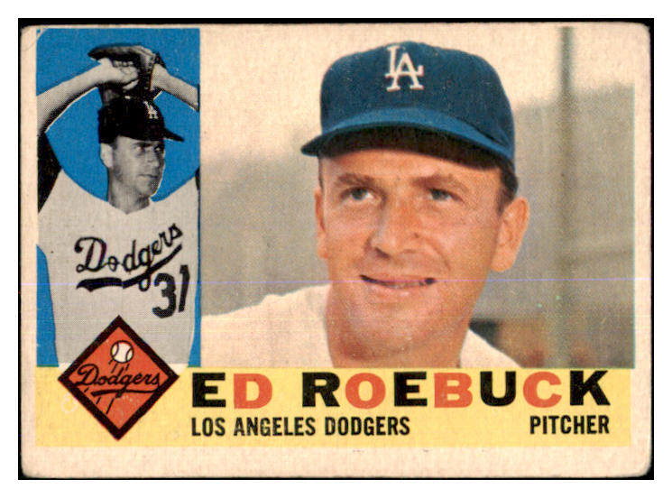 1960 Topps Baseball #519 Ed Roebuck Dodgers GD-VG 464305