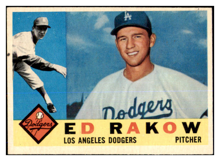 1960 Topps Baseball #551 Ed Rakow Dodgers VG 464311