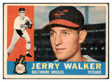 1960 Topps Baseball #540 Jerry Walker Orioles VG 464318