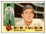 1960 Topps Baseball #520 Don Buddin Red Sox VG 464324