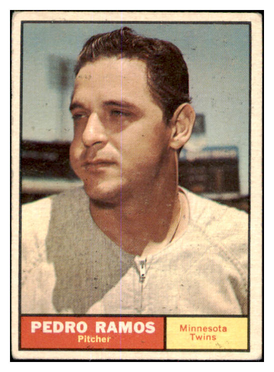1961 Topps Baseball #528 Pedro Ramos Twins GD-VG 464365