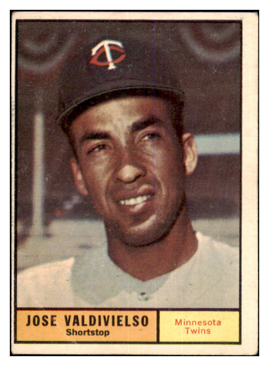1961 Topps Baseball #557 Jose Valdivielso Twins VG-EX 464371