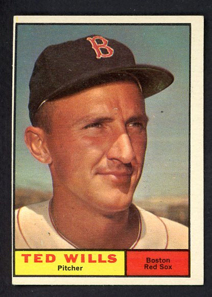 1961 Topps Baseball #548 Ted Wills Red Sox VG-EX 464374