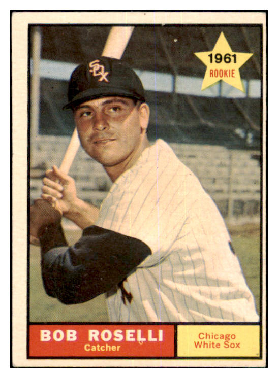 1961 Topps Baseball #529 Bob Roselli White Sox EX 464384