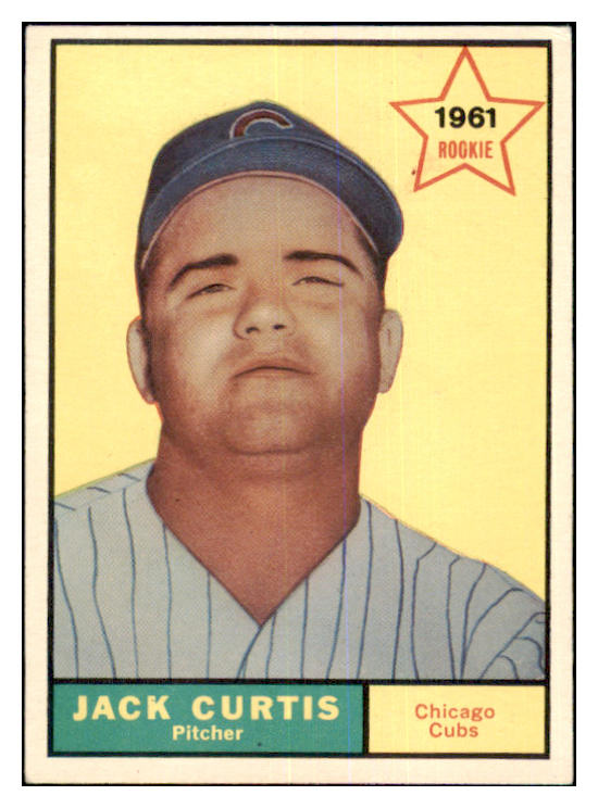 1961 Topps Baseball #533 Jack Curtis Cubs EX 464386