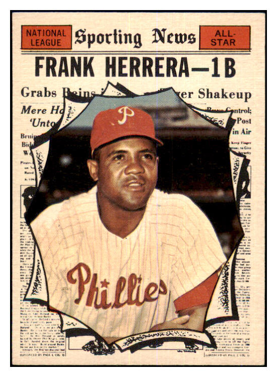 1961 Topps Baseball #569 Frank Herrera A.S. Phillies NR-MT 464388