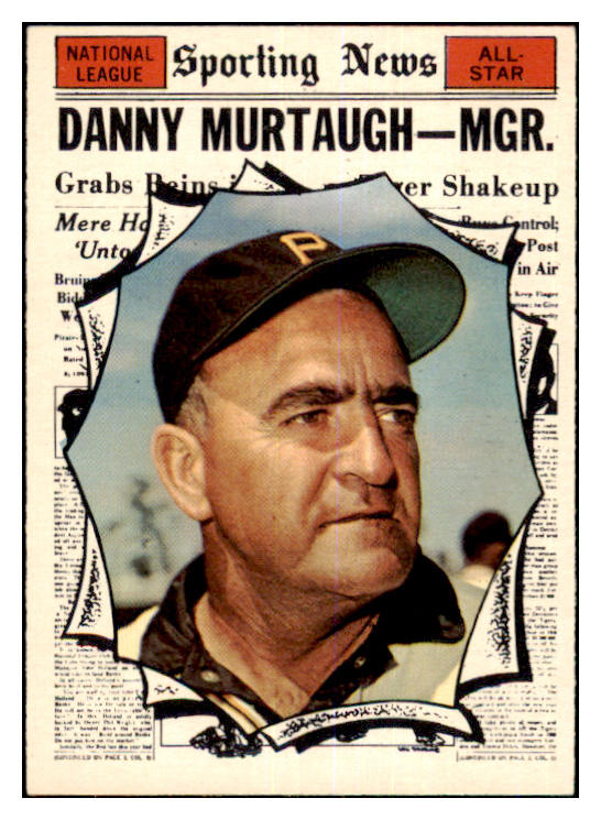 1961 Topps Baseball #567 Danny Murtaugh A.S. Pirates NR-MT 464391