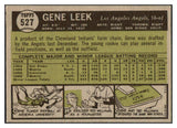 1961 Topps Baseball #527 Gene Leek Angels NR-MT 464394