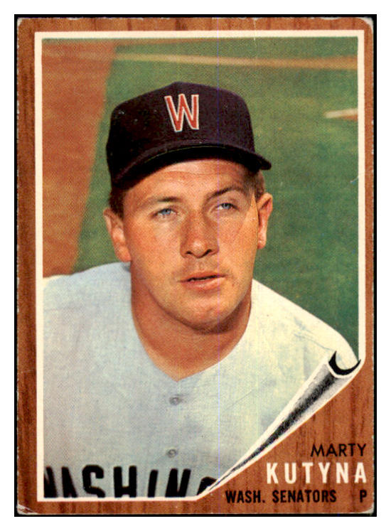 1962 Topps Baseball #566 Marty Kutyna Senators GD-VG 464396