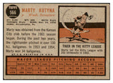 1962 Topps Baseball #566 Marty Kutyna Senators GD-VG 464396