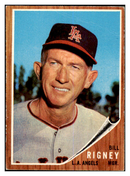1962 Topps Baseball #549 Bill Rigney Angels GD-VG 464397