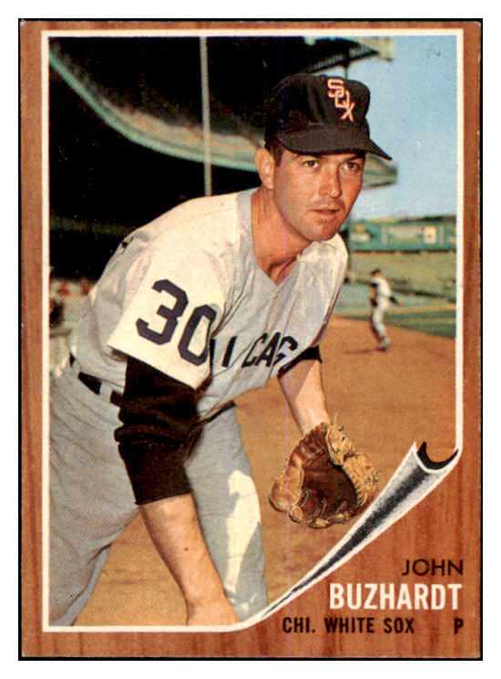 1962 Topps Baseball #555 John Buzhardt White Sox NR-MT 464421