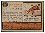 1962 Topps Baseball #532 Dick Stigman Twins VG-EX 464428