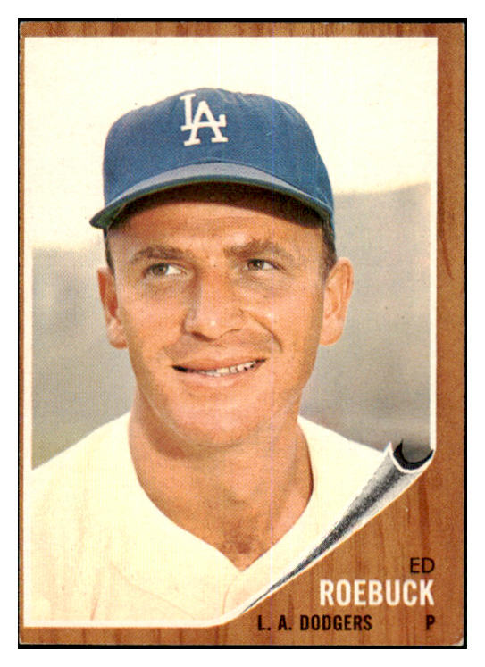 1962 Topps Baseball #535 Ed Roebuck Dodgers VG-EX 464429
