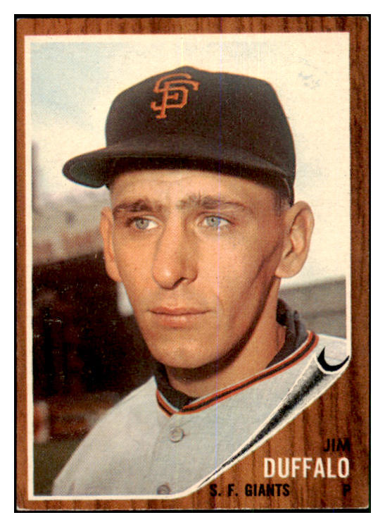 1962 Topps Baseball #578 Jim Duffalo Giants EX 464435