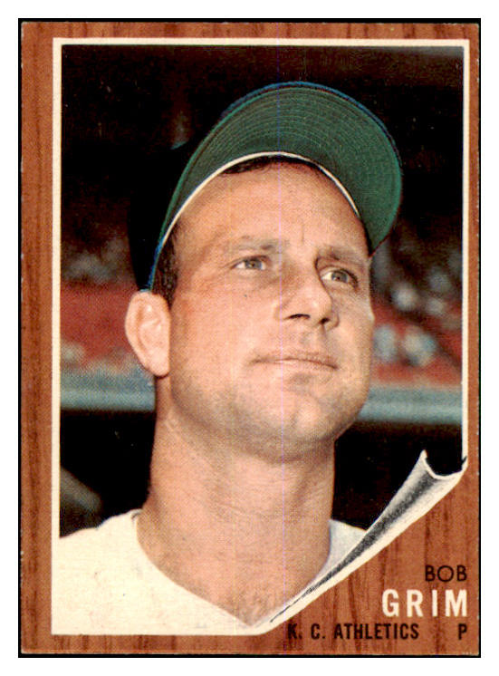 1962 Topps Baseball #564 Bob Grim A's EX 464442