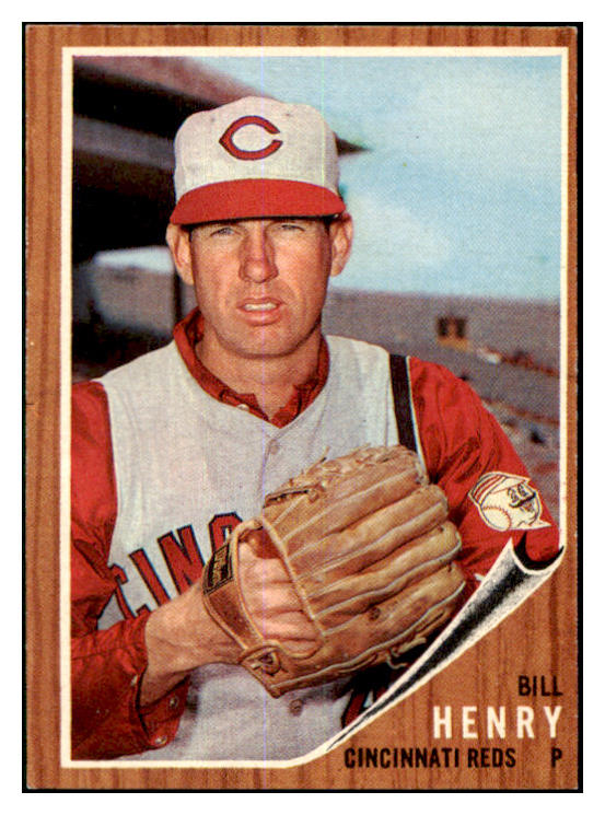 1962 Topps Baseball #562 Bill Henry Reds EX 464443