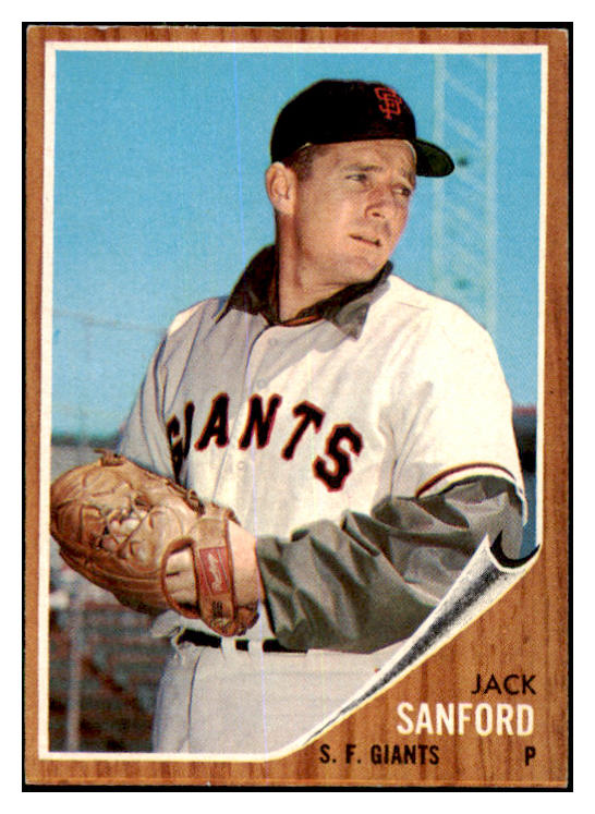 1962 Topps Baseball #538 Jack Sanford Giants NR-MT 464446