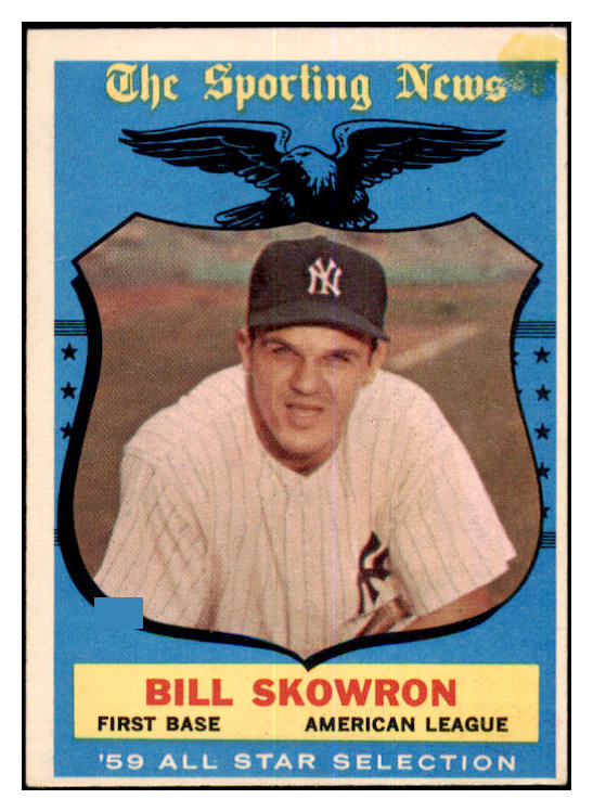 1959 Topps Baseball #554 Bill Skowron A.S. Yankees GD-VG 464451