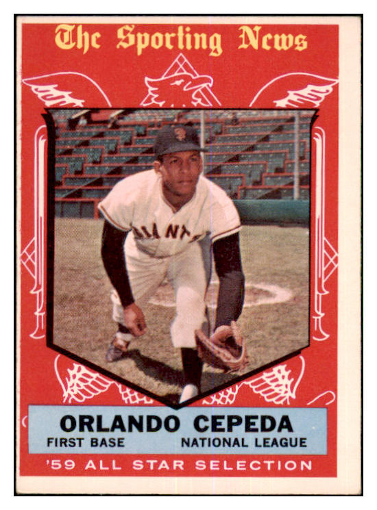 1959 Topps Baseball #553 Orlando Cepeda A.S. Giants VG-EX 464460