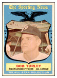 1959 Topps Baseball #570 Bob Turley A.S. Yankees NR-MT 464471