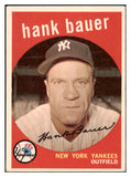 1959 Topps Baseball #240 Hank Bauer Yankees EX 464478