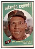 1959 Topps Baseball #390 Orlando Cepeda Giants VG-EX 464490