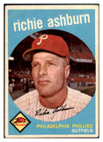 1959 Topps Baseball #300 Richie Ashburn Phillies VG-EX 464493