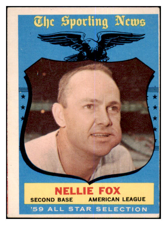 1959 Topps Baseball #556 Nellie Fox A.S. White Sox VG 464507