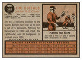 1962 Topps Baseball #578 Jim Duffalo Giants NR-MT 464510